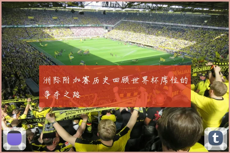 洲际附加赛历史回顾世界杯席位的争夺之路