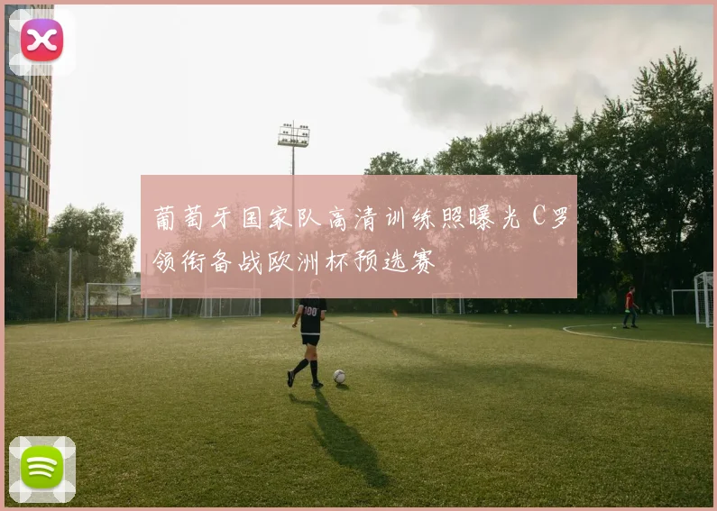 葡萄牙国家队高清训练照曝光 C罗领衔备战欧洲杯预选赛